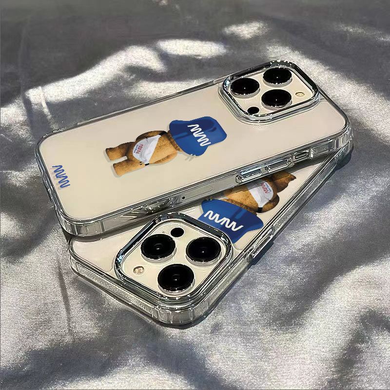 ✅Ốp Điện Thoại Mềm Chống Sốc In Hình Gấu Nhỏ Cho Iphone 7iPhone12 xs8plus max11 14pro13 I1OX