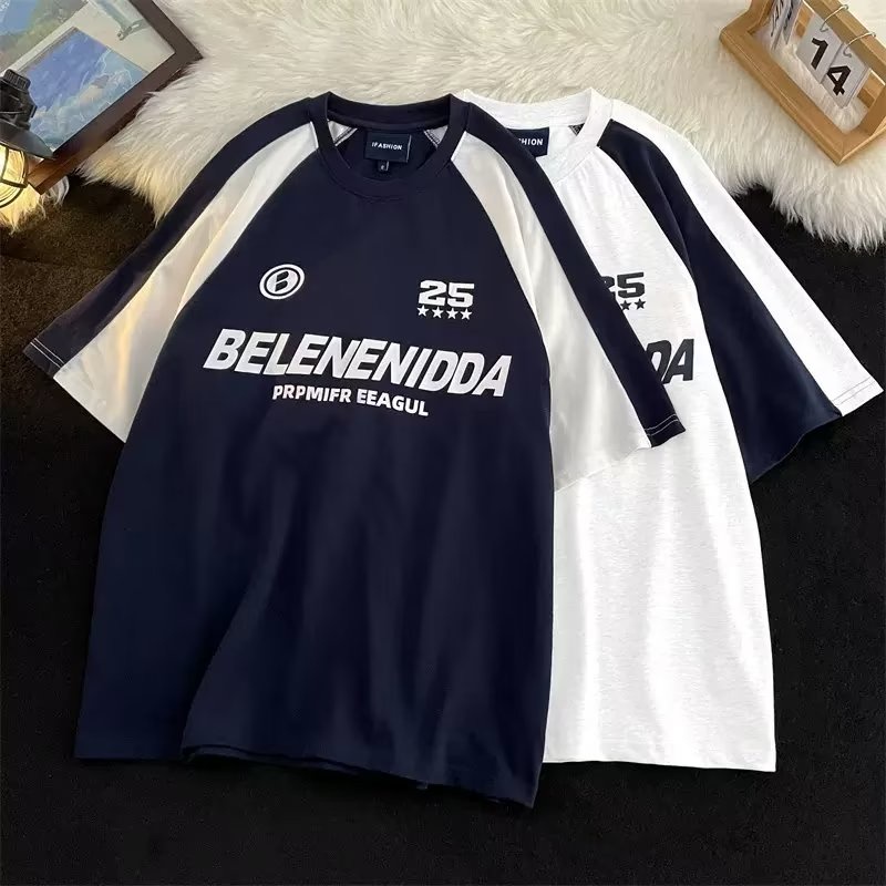 Áo Thun Bóng Chày Tay Ngắn Thời Trang Mùa Hè Cho Nam