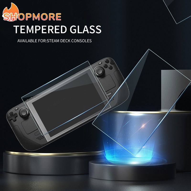 1 Kính Cường Lực HD 9H Siêu Mỏng Chống Trầy Bảo Vệ Màn Hình Cho Máy Chơi Game Hơi Nước