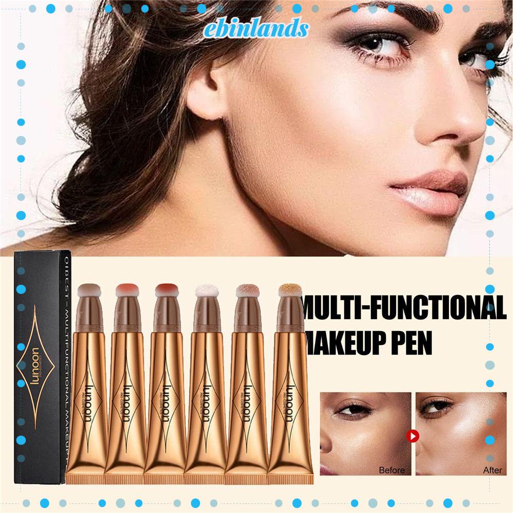 Bút Trang Điểm Má Hồng Bắt Sáng Đa Năng Màu Lì Tự Nhiên Thương Hiệu EBINLANDS