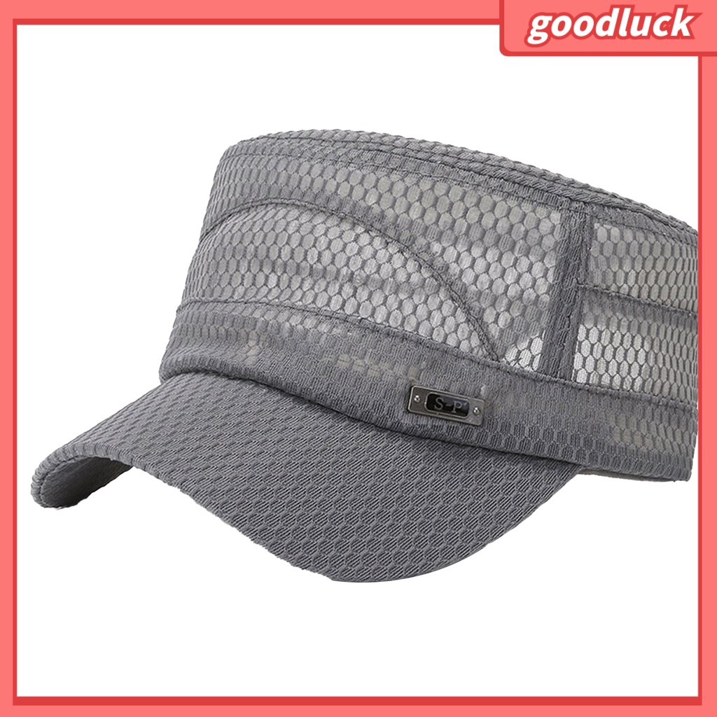 Mũ Vành Phẳng Chống Nắng Thoáng Khí Có Khóa Điều Chỉnh Được