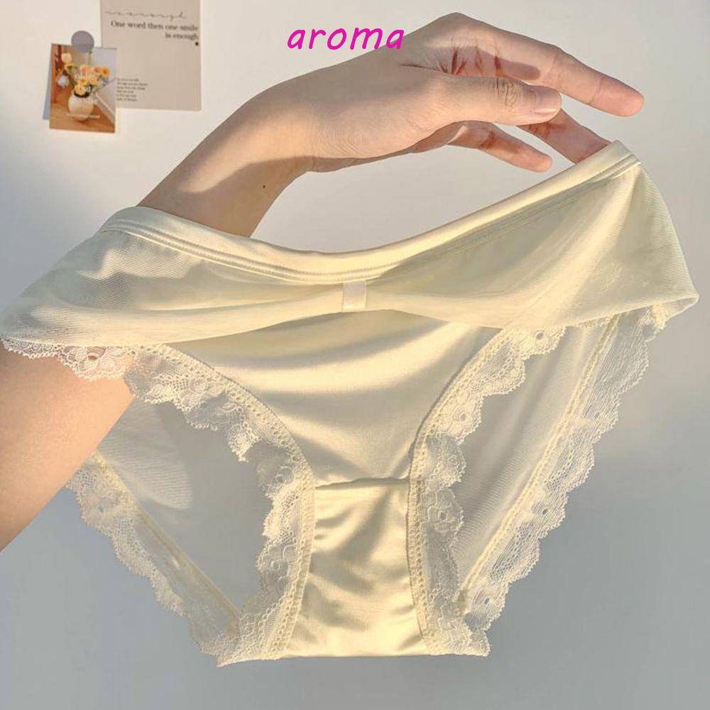 Quần Lót Ren Lưng Thấp Màu Sắc Quyến Rũ Cho Nữ