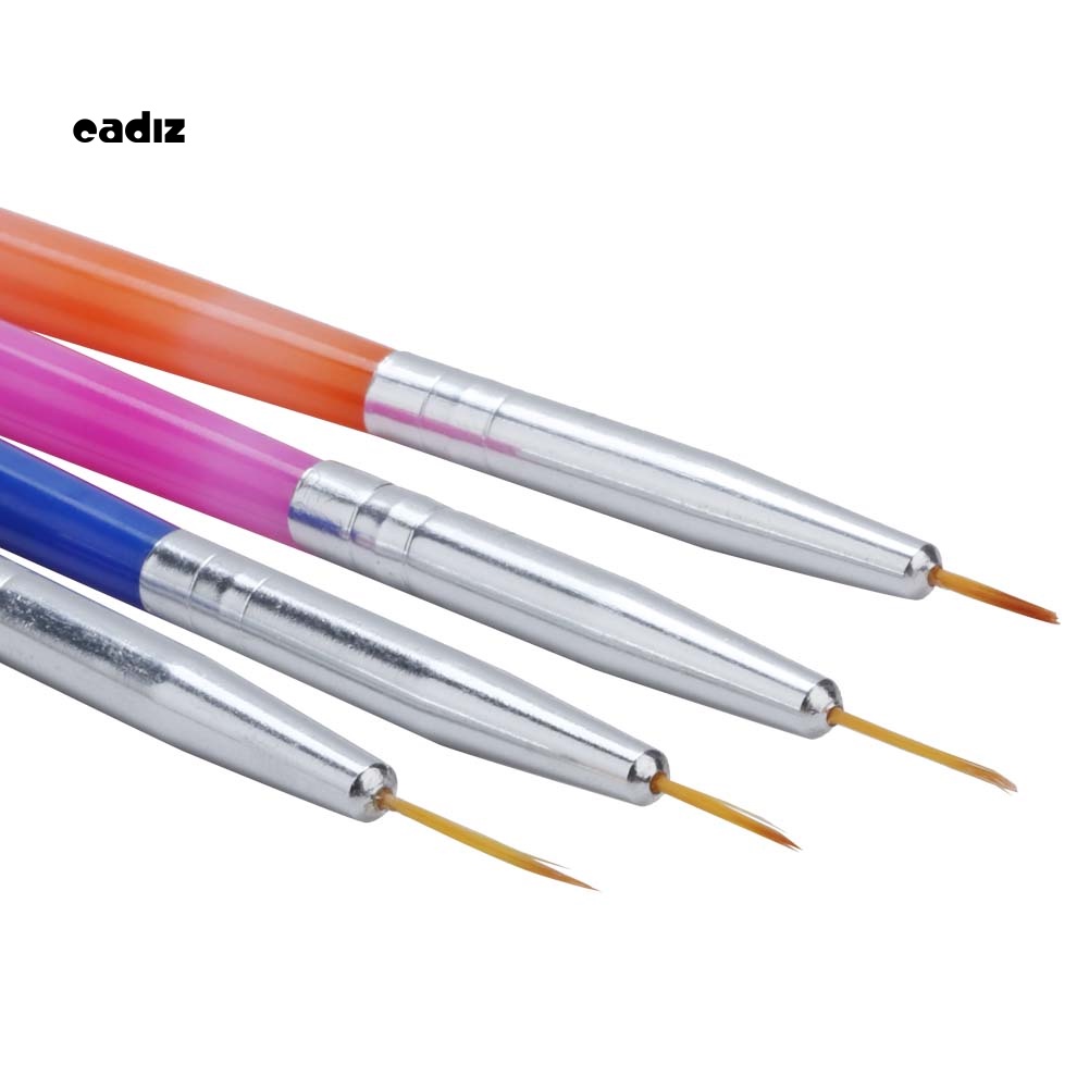 Set 4 Cọ Vẽ Trang Trí Móng Tay Nghệ Thuật Chuyên Nghiệp