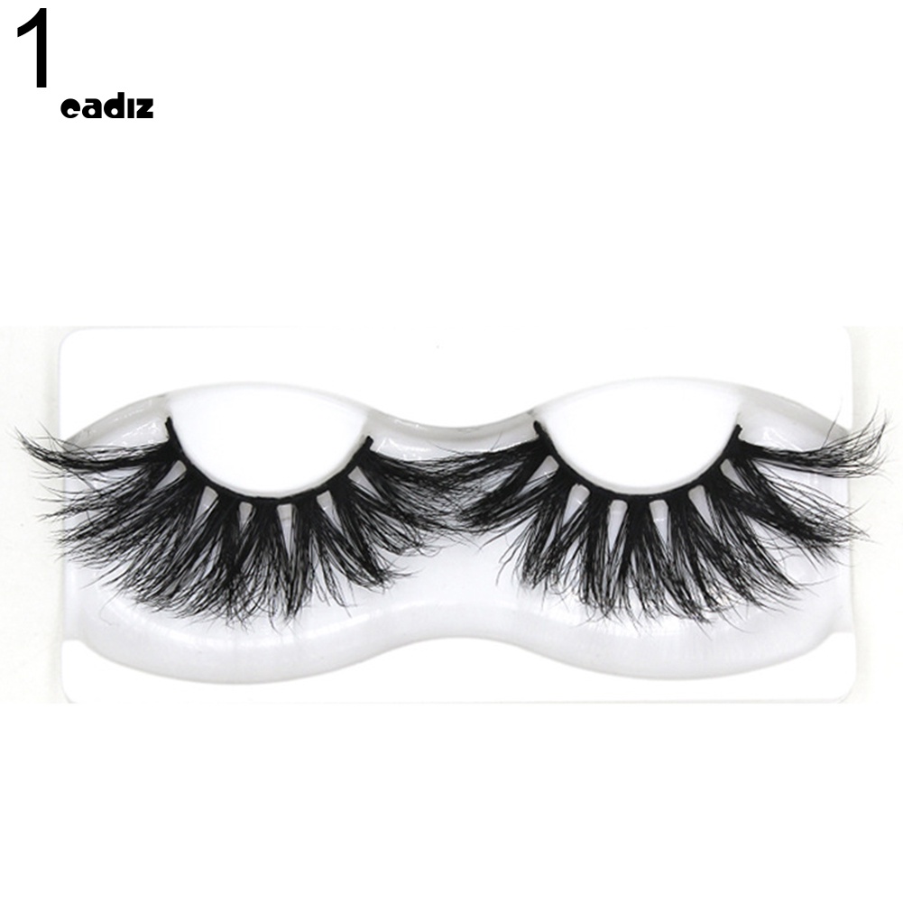 1 Cặp Lông Mi Giả 5D Cong Dày Tự Nhiên