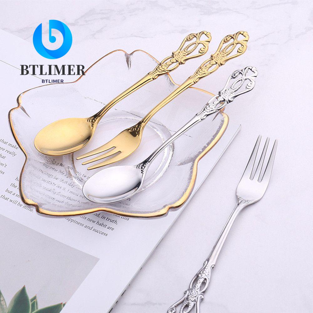 Muỗng Cà Phê Chạm Khắc Phong Cách Châu Âu Mới