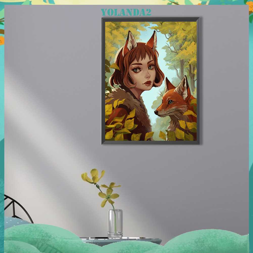 Bộ Tranh Đính Đá 5D Họa Tiết Hoạt Hình Động Vật Độc Đáo DIY Dùng Trang Trí Nhà Cửa