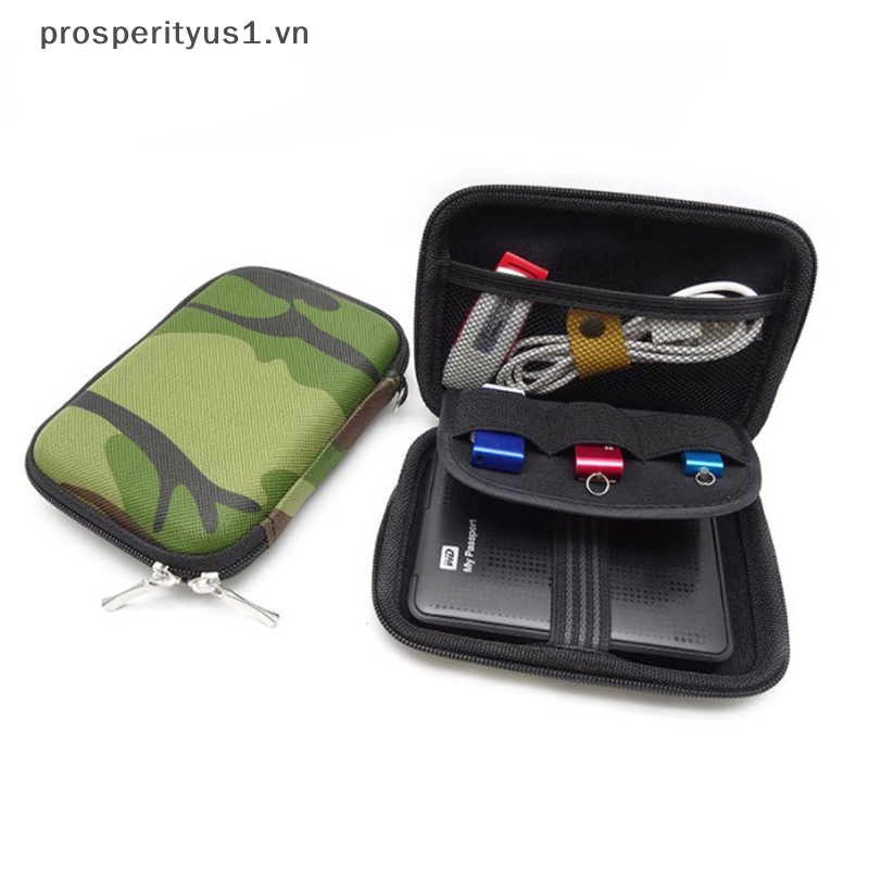 Túi Đựng Ổ Cứng 2.5 &quot;EVA Họa Tiết Rằn Ri Nhỏ Gọn Tiện Dụng prosperityus1