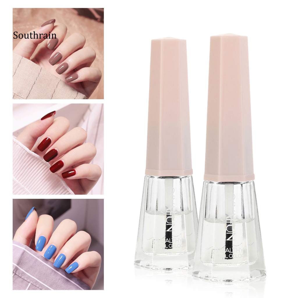 Sơn Móng Tay 10g Trong Suốt Nhanh Khô Dễ Tẩy Trang Tiện Dụng Cho Gia Đình