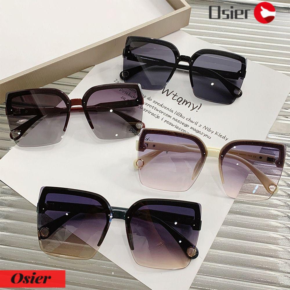 Osier1 Kính Mát Oversized Gọng Vuông Phong Cách Vintage Sang Trọng Cho Nữ