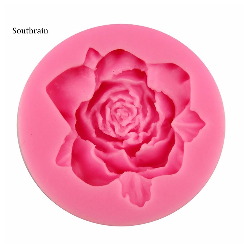 Khuôn Cắt Bánh Bằng Silicone Hình Hoa Hồng Tiện Dụng