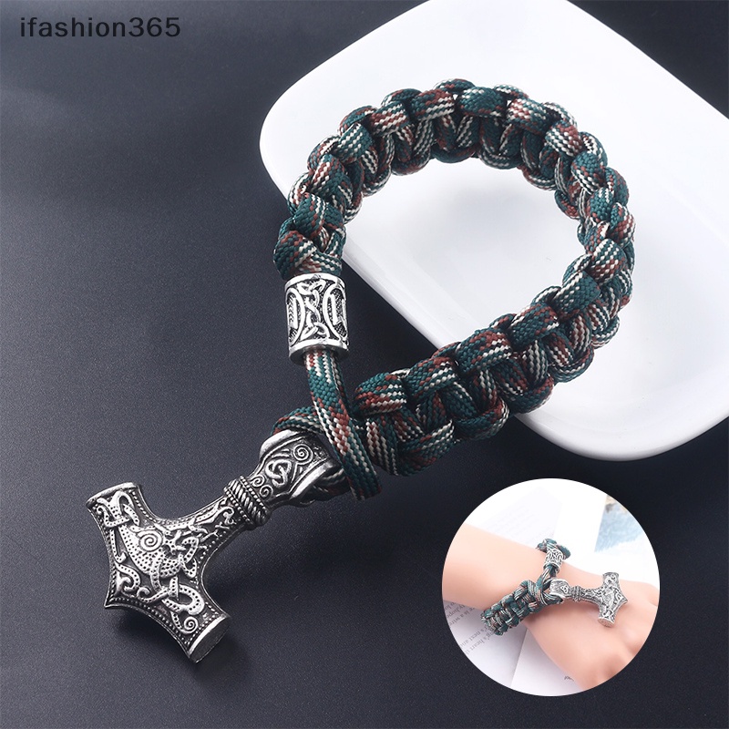 Vòng Tay Chuỗi Hạt Phong Cách Viking Thời Trang Cho Nam ifashion365