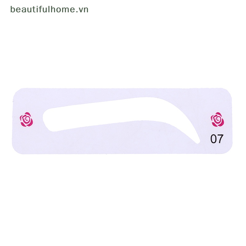 Bộ 24 Thẻ Khuôn Hỗ Trợ Kẻ Lông Mày Tiện Dụng Cho Nữ