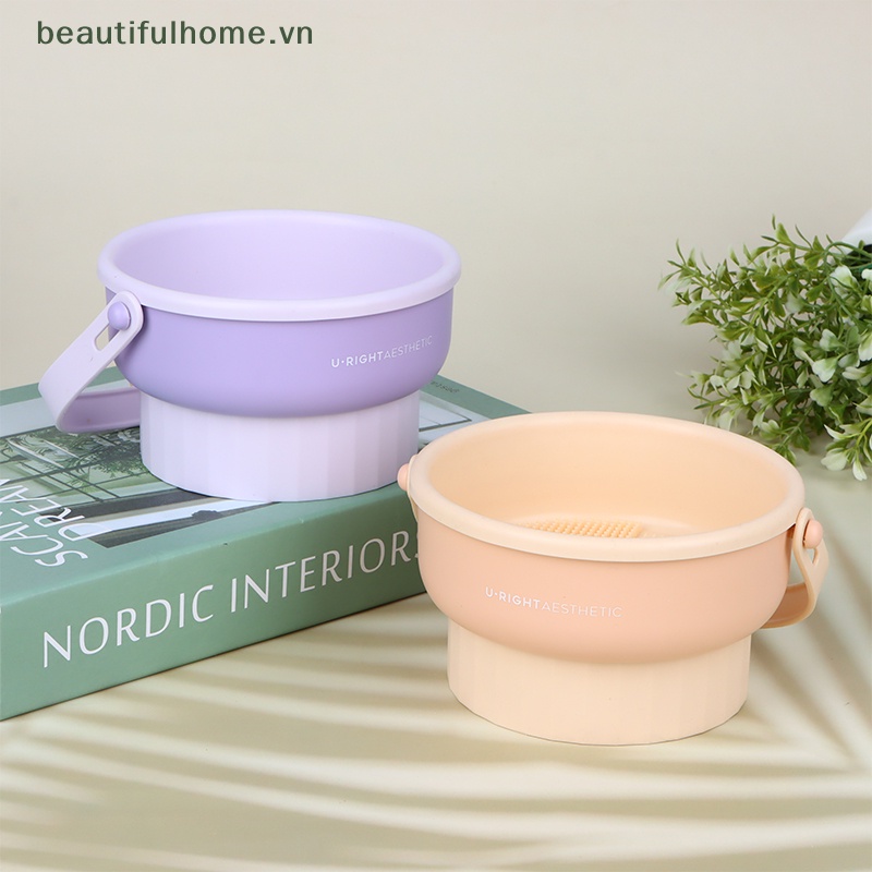 Miếng Silicone Vệ Sinh Cọ Trang Điểm Gấp Gọn Tiện Lợi