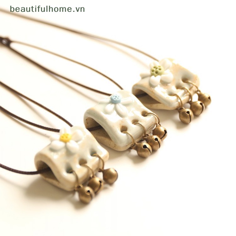 Vòng cổ Mặt Gốm Sứ Phong Cách Retro Thời Trang Cho Nữ