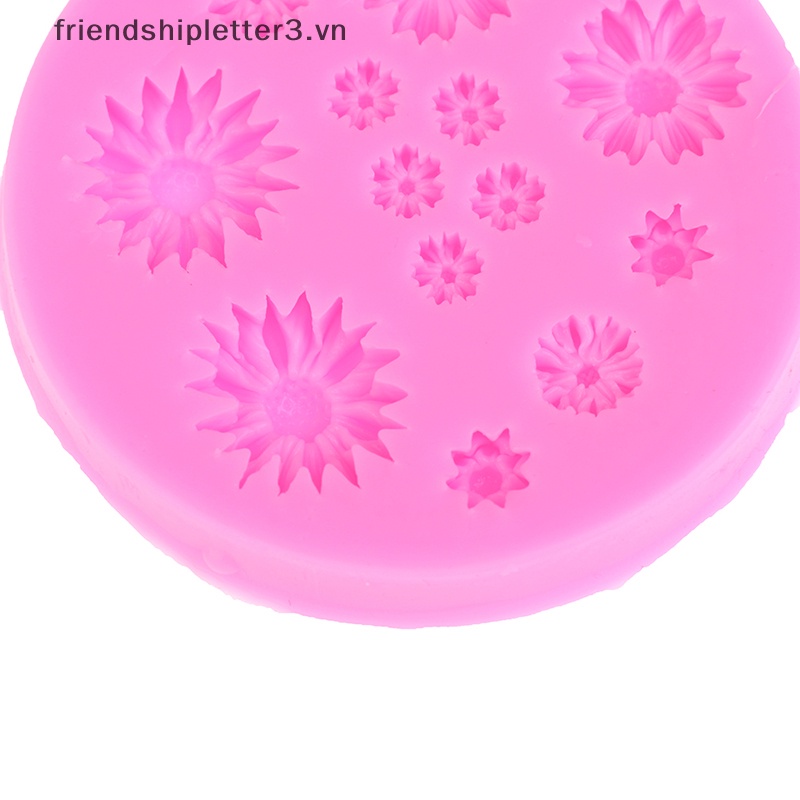 / / Mới / / Khuôn Silicone Làm Bánh Hình Hoa Cúc Trang Trí Đám Cưới