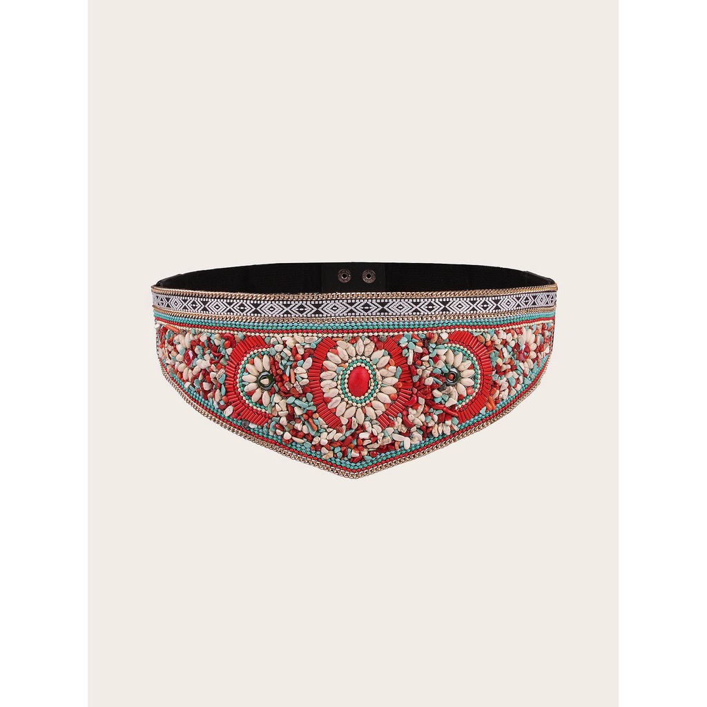 Vòng Đeo Tay Co Giãn Xâu Hạt Phong Cách Dân Tộc Bohemian Tinh Khiết Nhiều Màu Sắc Thanh Lịch Cho Nữ