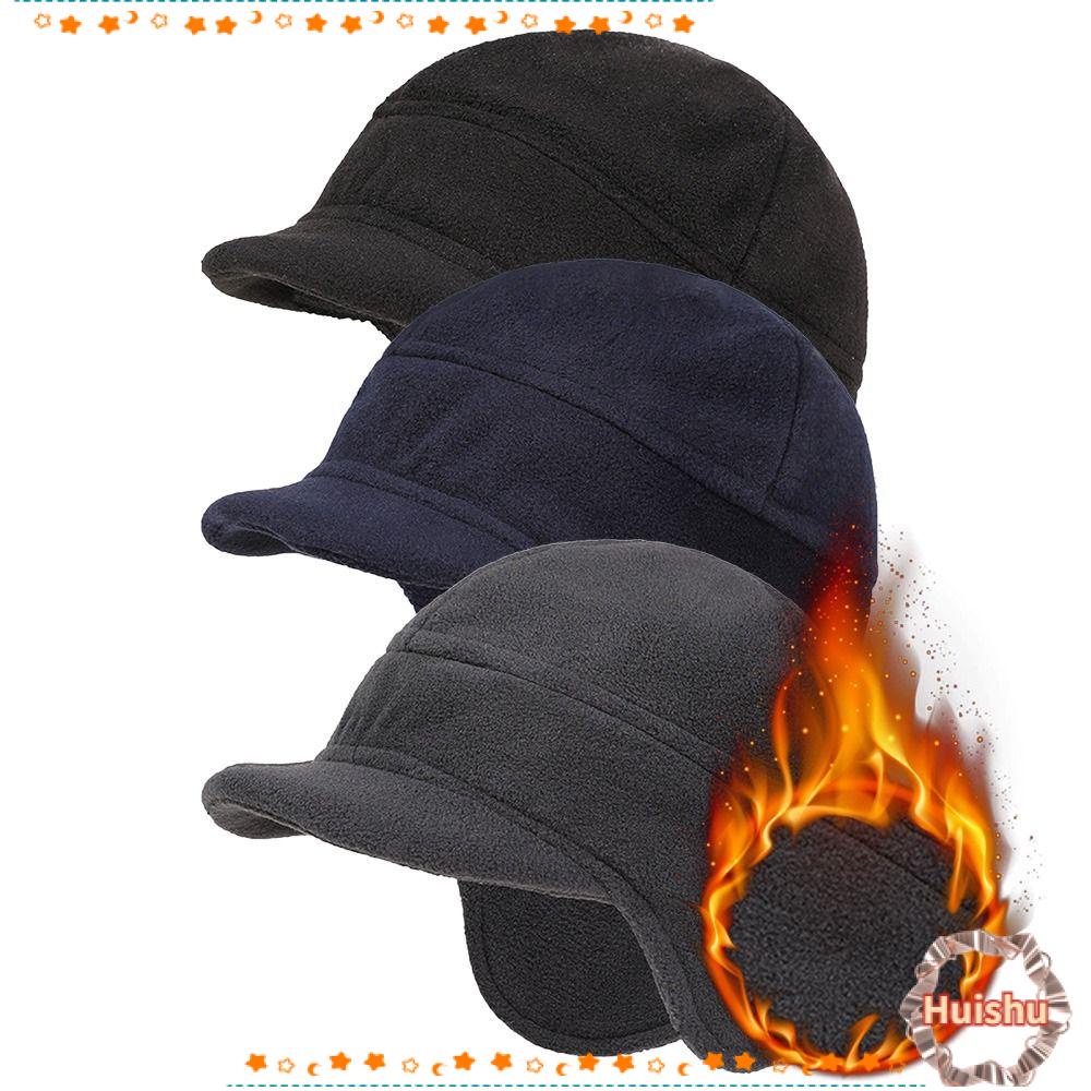 Mũ Trùm Tai Chống Gió Bằng Vải Lông Cừu Bảo Vệ Tai Khi Đạp Xe / Trượt