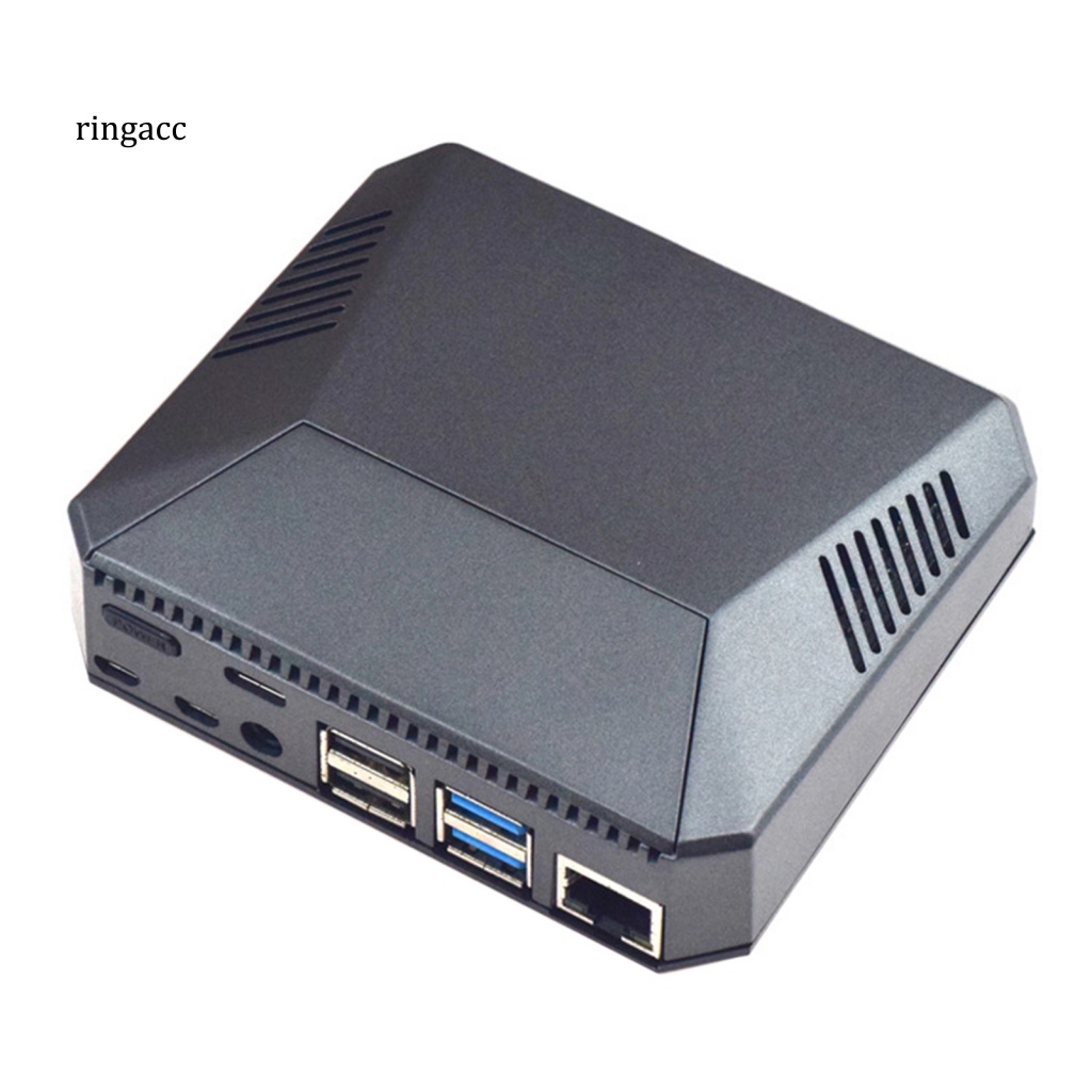 Hộp Đựng Bo Mạch Chủ Raspberry 4B Tích Hợp Quạt Và Nam Châm Chuyên Nghiệp