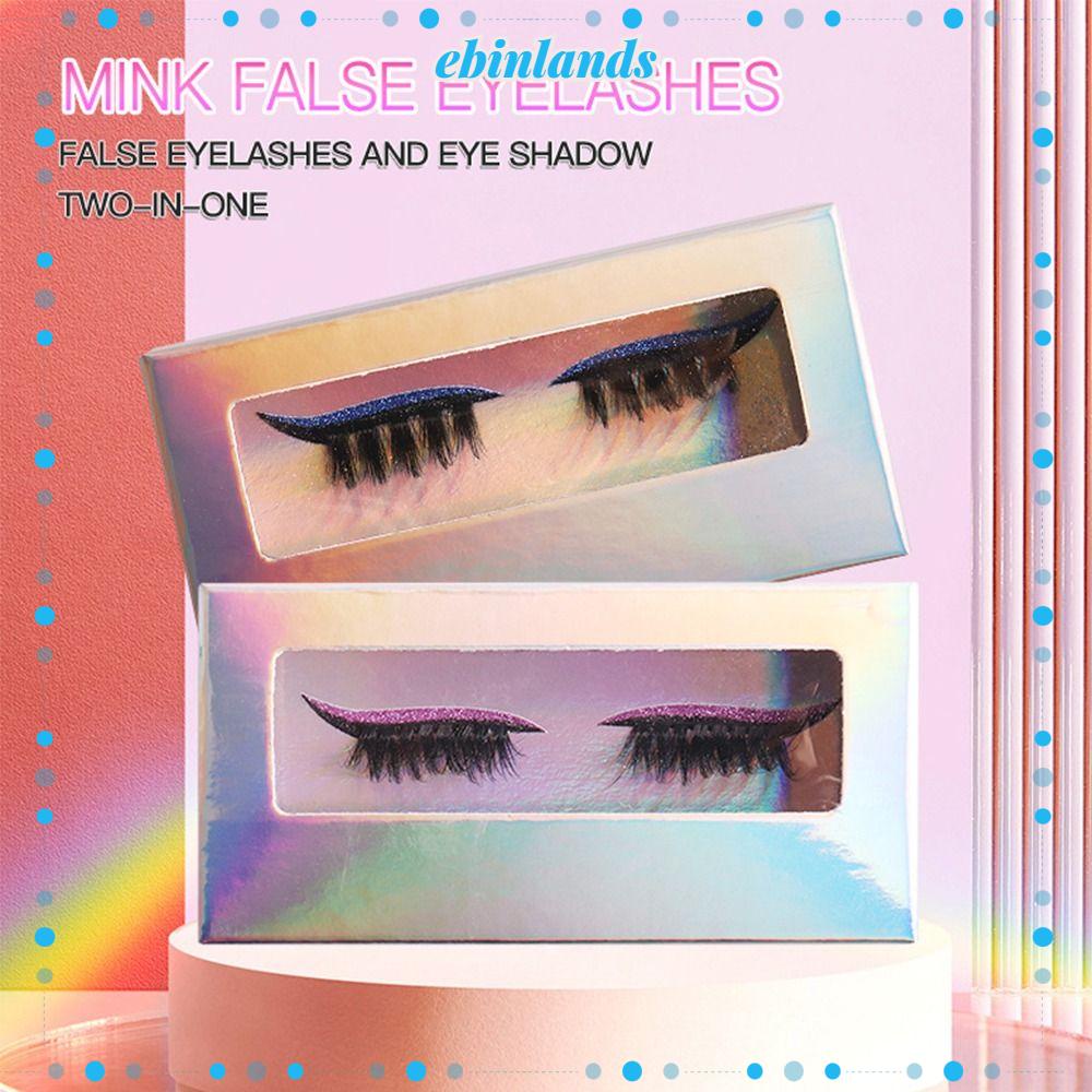 1 Cặp Lông Mi Giả 3D Bằng Lông Chồn Trang Điểm Xinh Đẹp Cho Nữ