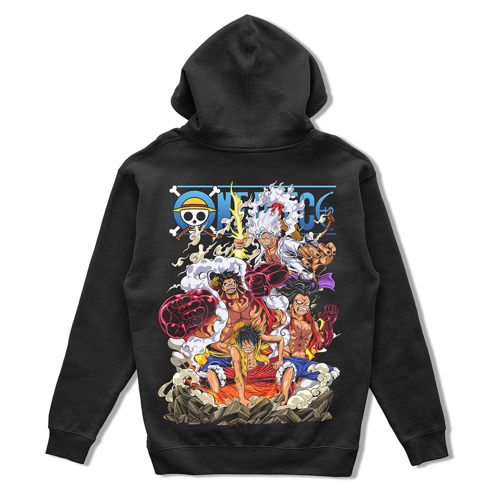 Áo Hoodie Nam Nữ ONE PIECE 2, Vải Nỉ Ngoại Dầy Nón 2 Lớp Tay Bo Gân, Anam Store