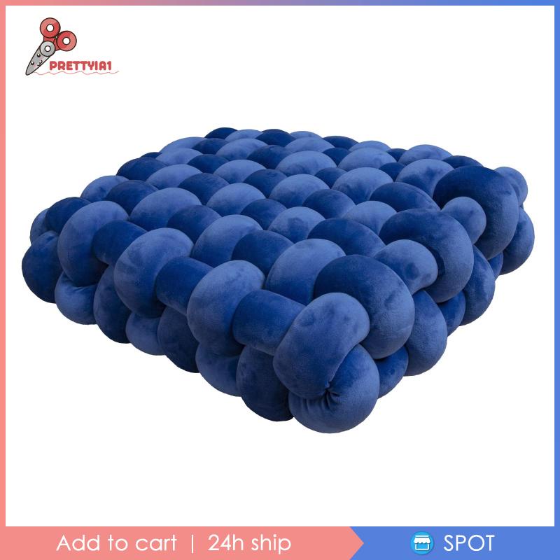 Gối Thắt Nút Bằng Sợi Dệt Tay Thời Trang [Prettyia1] Cho Nhà Hàng / Quán Bar / Sân Vườn