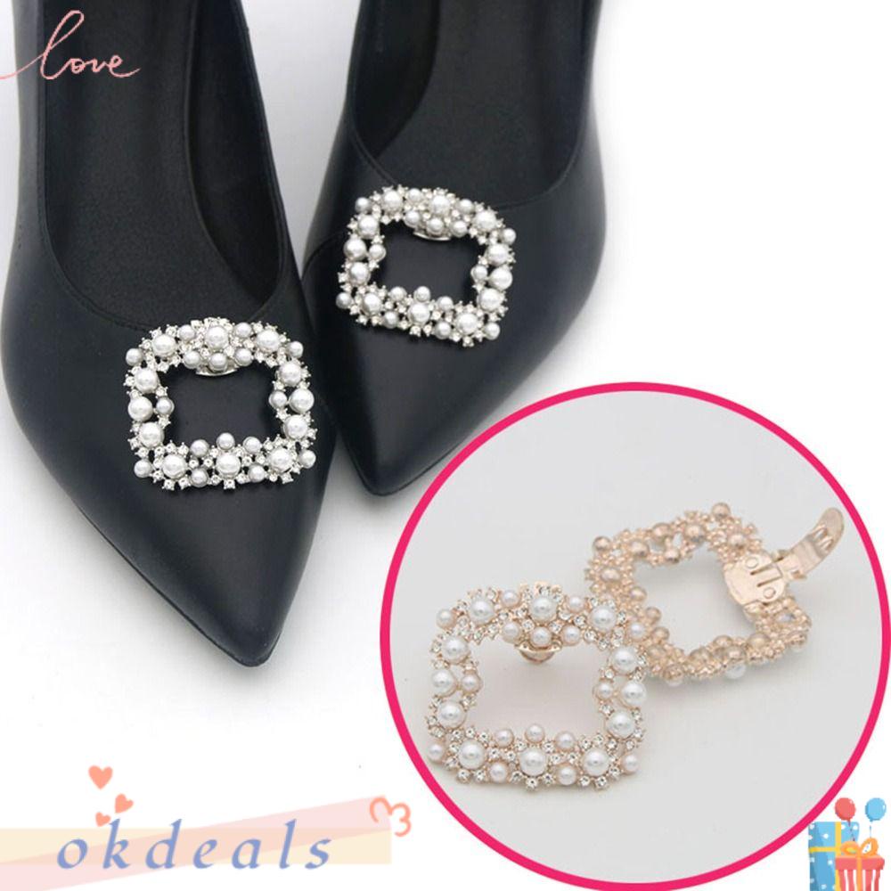 Kẹp Khóa Giày Cao Gót Thời Trang Cho Cô Dâu