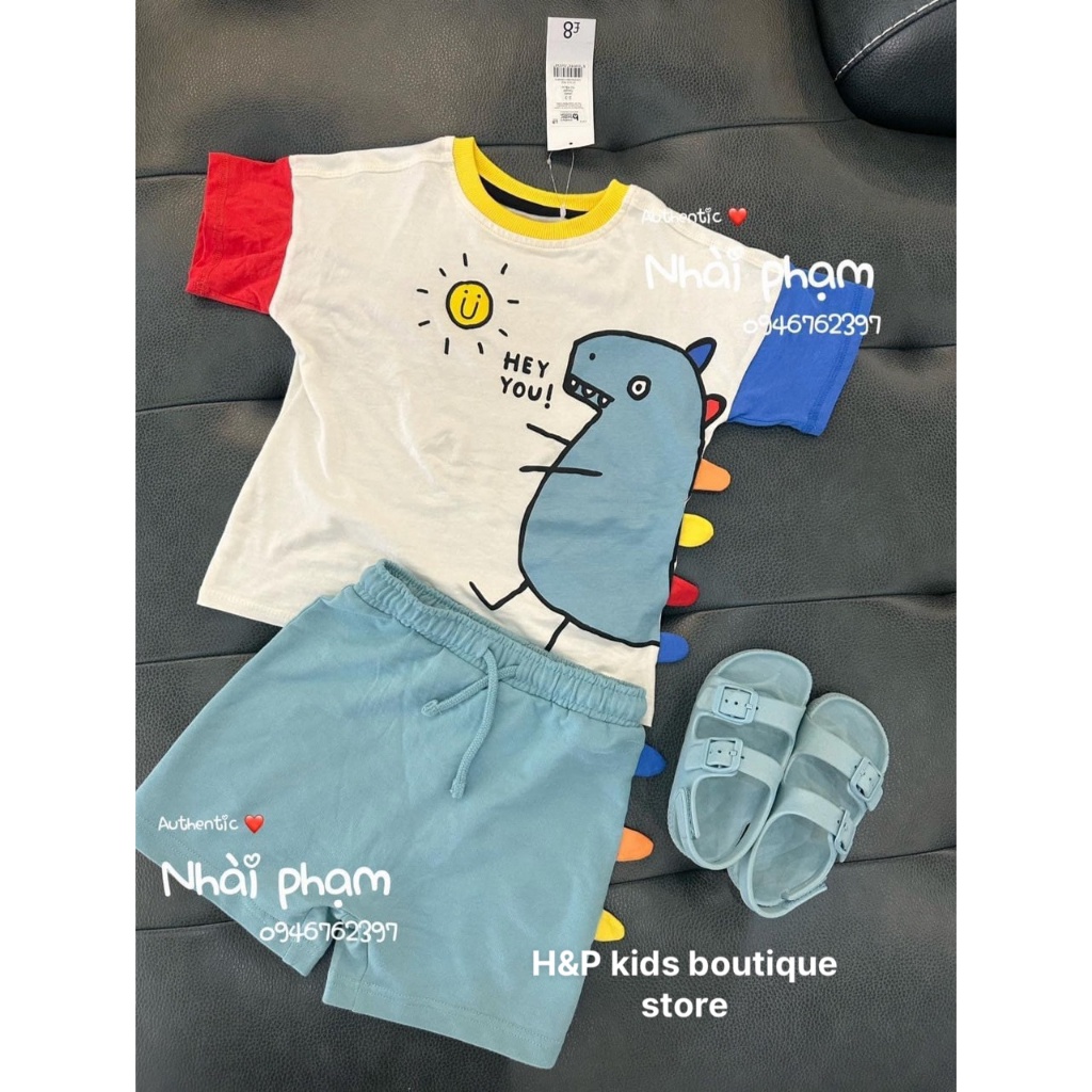 SALE BỘ COTTON KHỦNG LONG BÉ TRAI