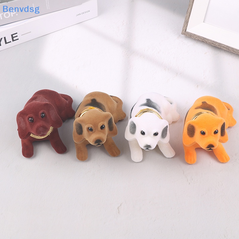 1 Búp Bê Chú Chó Lắc Đầu Dễ Thương Trang Trí Bảng Điều Khiển Xe Hơi