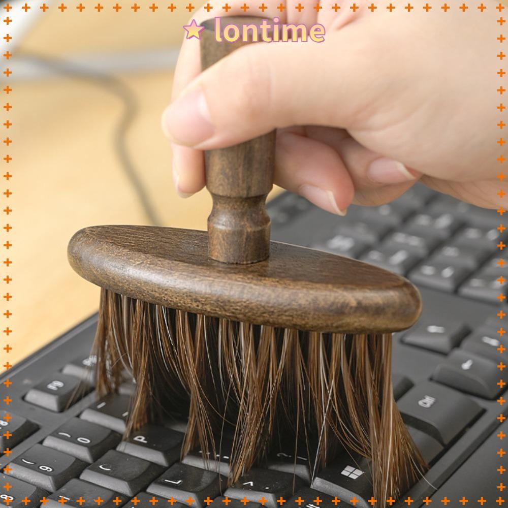 Bàn Chải Lông Mềm Cán Gỗ Dùng Vệ Sinh Khe Hở Xe Hơi