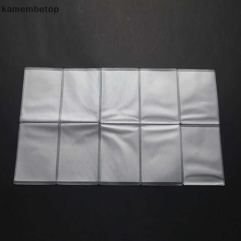 Bộ 10 Túi Đựng Thẻ Tín Dụng Bằng PVC Trong Suốt Chống Nước