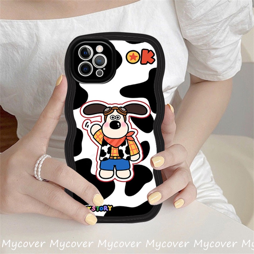 Ốp Điện Thoại Silicon Mềm Họa Tiết Chú Cún Hoạt Hình Cho iPhone 11 13 12 14 Pro Max X XR Xs Max 6 7 8 Plus