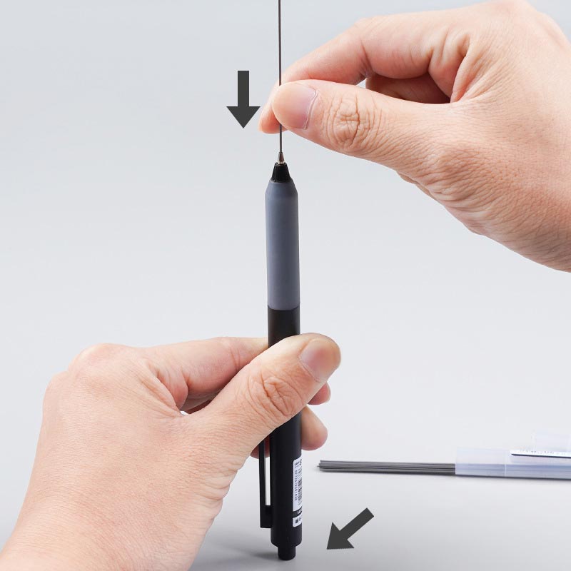 Bút Chì Bấm Tự Động 0.5 / 0.7 Inch Thiết Kế Đơn Giản Cho Học Sinh