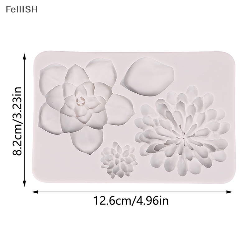 1 Khuôn Silicone Làm Kẹo Đường / Sô Cô La Trang Trí Bánh Kem DIY 439br