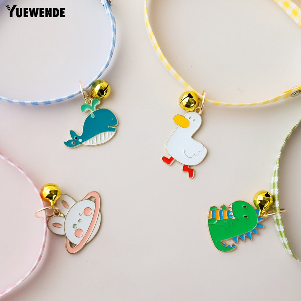 Vòng Cổ Co Giãn Đính Chuông Và Hoa Dễ Thương Cho Thú Cưng