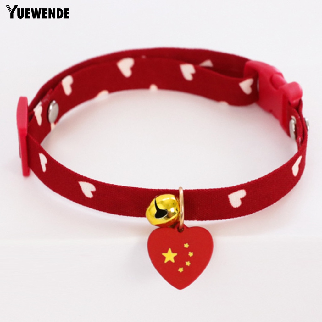 Yq.e Vòng Cổ Tròn Bằng Vải Bắt Mắt Chống Mài Mòn Dễ Mặc Hàng Ngày Cho Thú Cưng