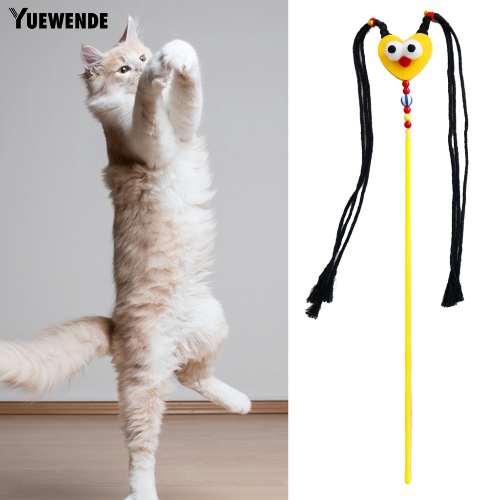 Gậy Trêu Mèo Chống Cắn Có Chuông Và Tua Rua Độc Đáo