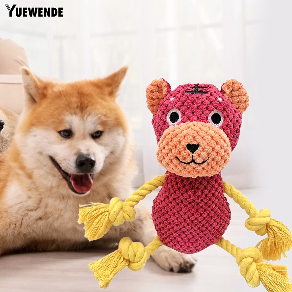 Yq.e Búp Bê Đồ Chơi Bắt Mắt Bằng Cotton PP Họa Tiết Hổ / Gấu Trúc Hoạt Hình Cho Thú Cưng