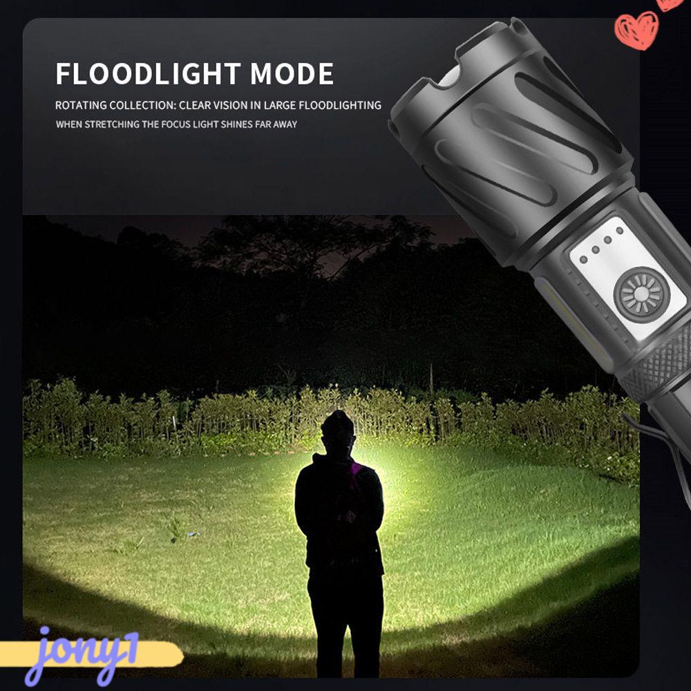 Đèn Pin Xhp160 + Cob Sạc USB Chất Lượng Cao