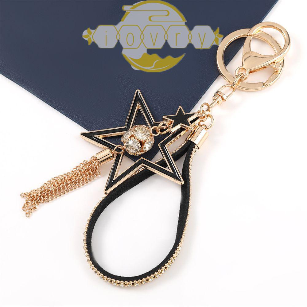 Móc Khóa Kim Loại Hình Ngôi Sao Trang Trí Nội Thất Xe Hơi|Móc Khóa Kim Loại Thời Trang
