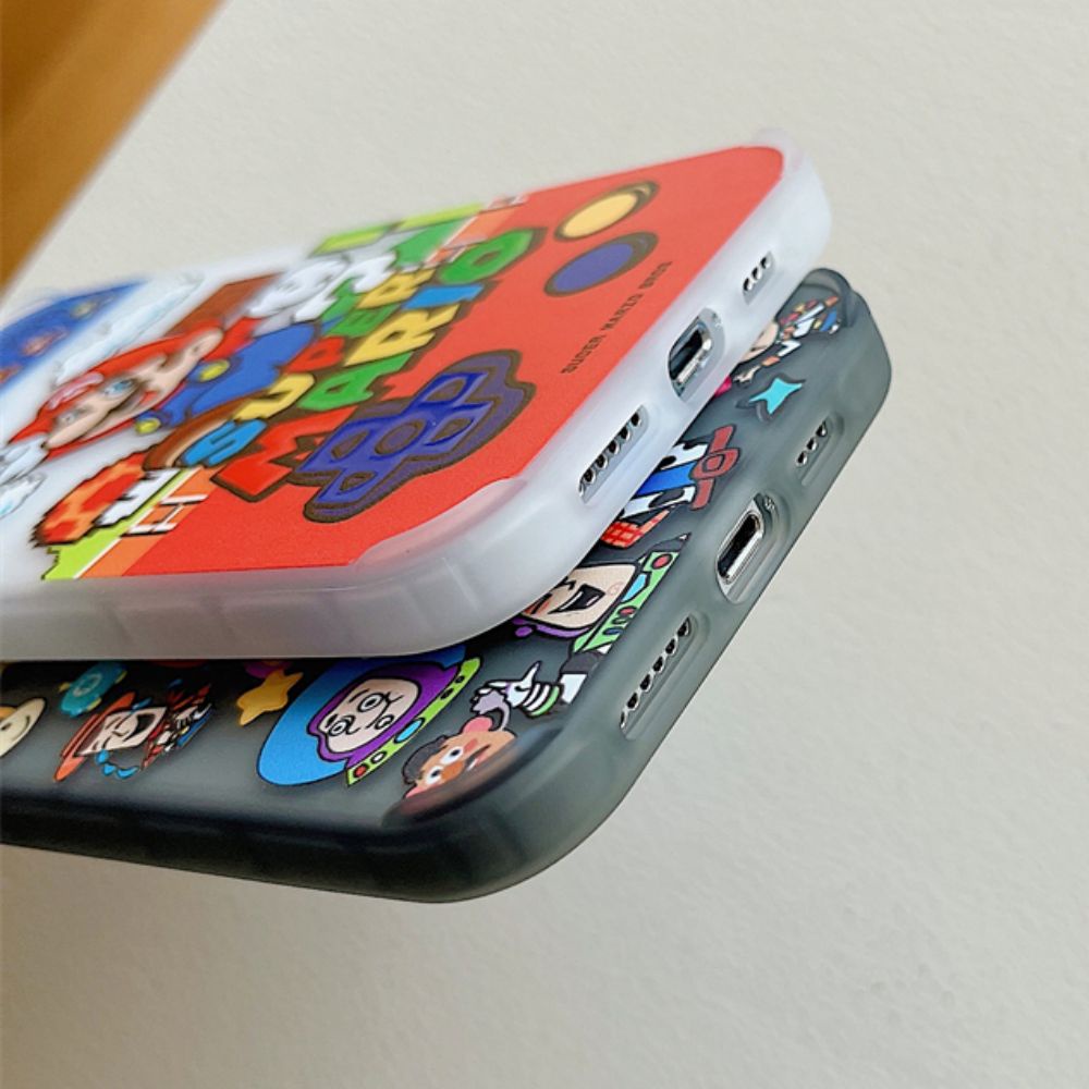 Ốp Điện Thoại Họa Tiết Mario Cho IPhone 11 14 13 12 Pro Max XS XR 7 8 Plus