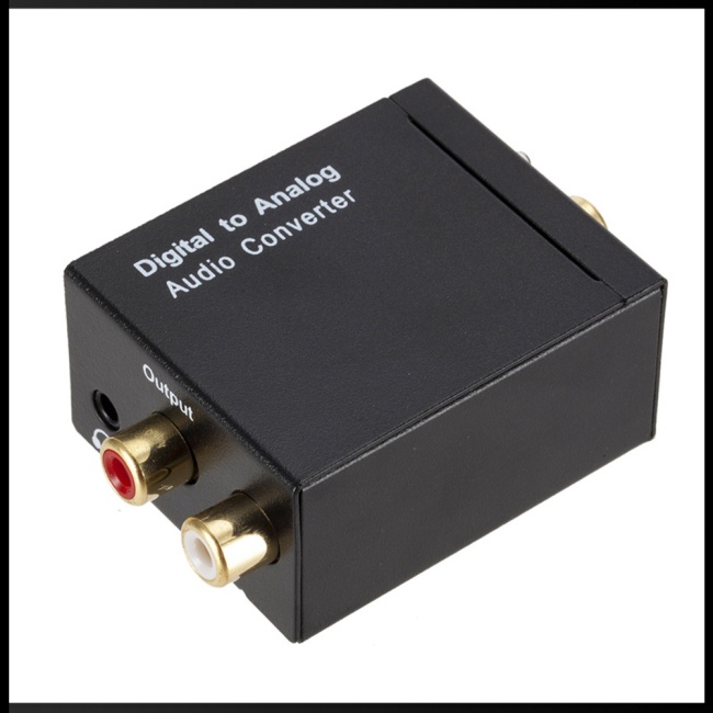 Bộ Thiết Bị Khuếch Đại Âm Thanh Kỹ Thuật Số 3.5mm Bằng Sợi Đồng Trục Sang Analog Aux - rca L / r