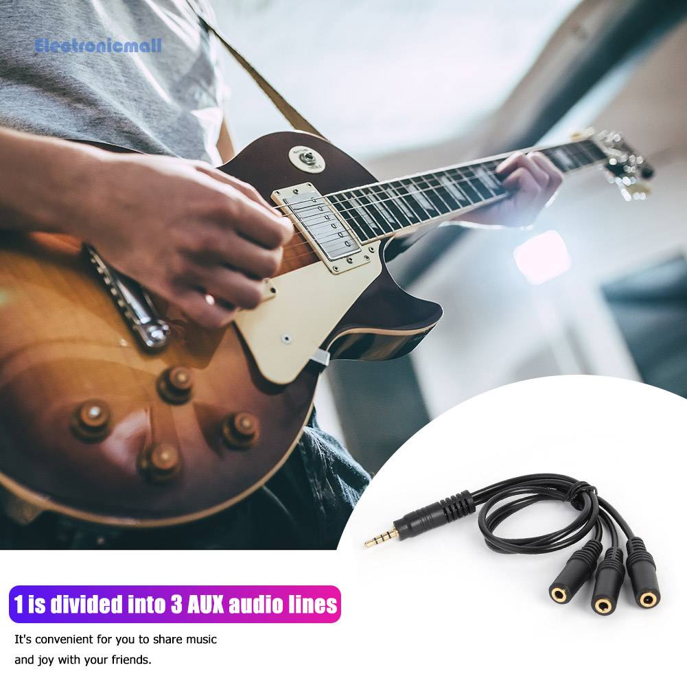 Dây Cáp Chuyển Đổi Âm Thanh 3.5mm 4 Cực Sang 3 Chiều Mall01.vn