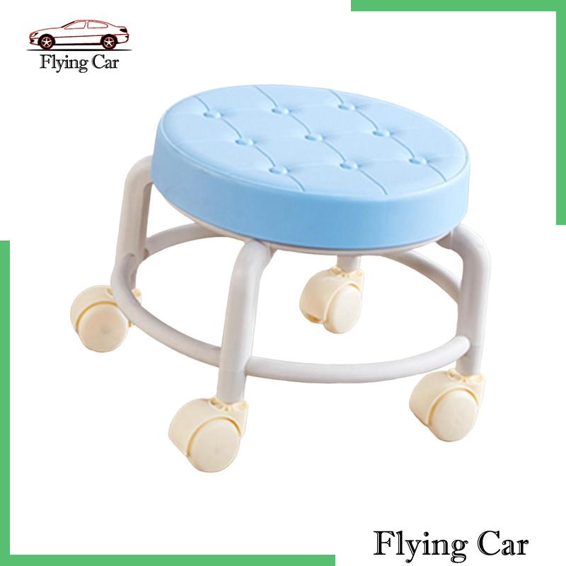 [Lzdjfmy2] Ghế Đẩu Mini Có Con Lăn Thấp Thoải Mái Có Thể Di Chuyển Cho Nhà Ở / Văn Phòng