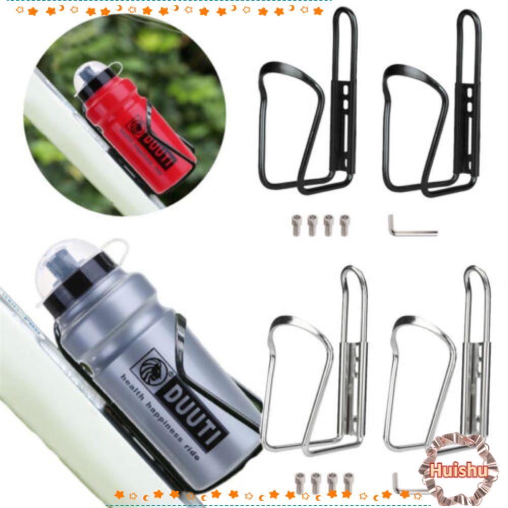 Set 2 Giá Đỡ Bình Nước Bằng Hợp Kim Nhôm Gắn Xe Đạp Tiện Dụng