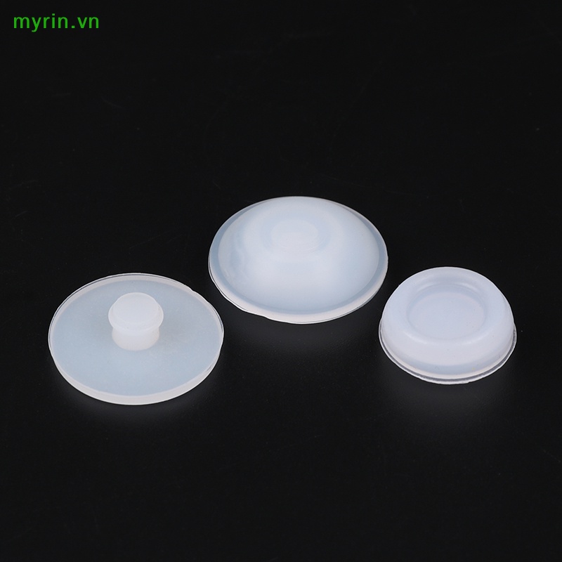 Set 5 Nắp Đậy Bình Nước / Cốc Chân Không Bằng Silicon Tiện Dụng Mang Theo Du Lịch