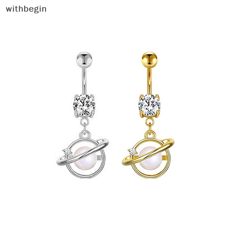 Khuyên Rốn Bằng Thép Không Gỉ Hình Trăng Sao Thời Trang Cho Nữ