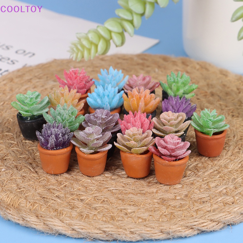 Set 5 Mô Hình Bình Nước COOLTOY Mini Tỉ Lệ 1: 12 Trang Trí Nhà Búp Bê