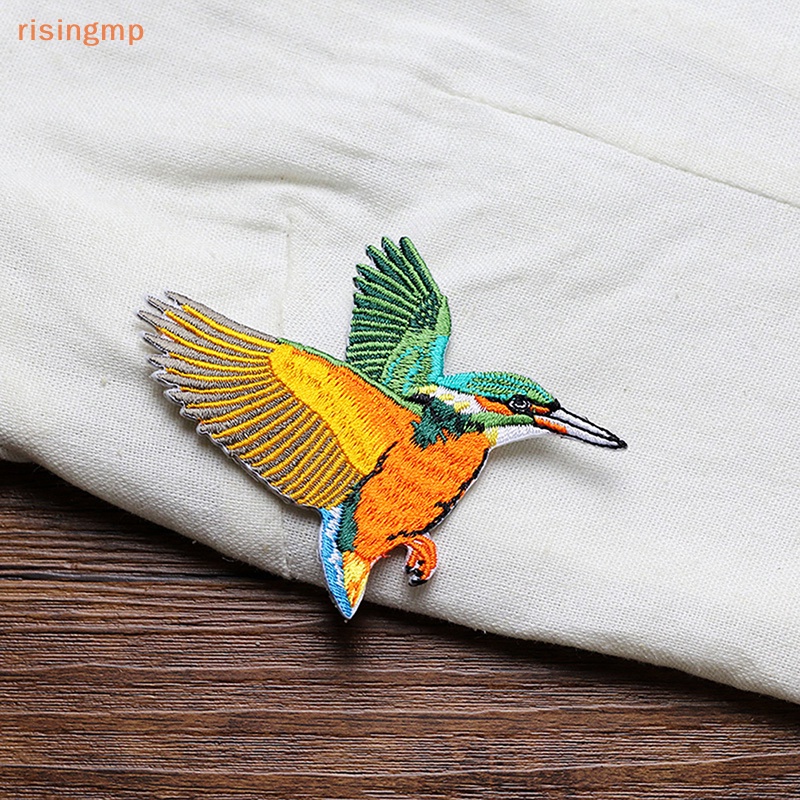 1 Cặp Sticker Ủi Thêu Hình Chim Nhiều Màu Sắc