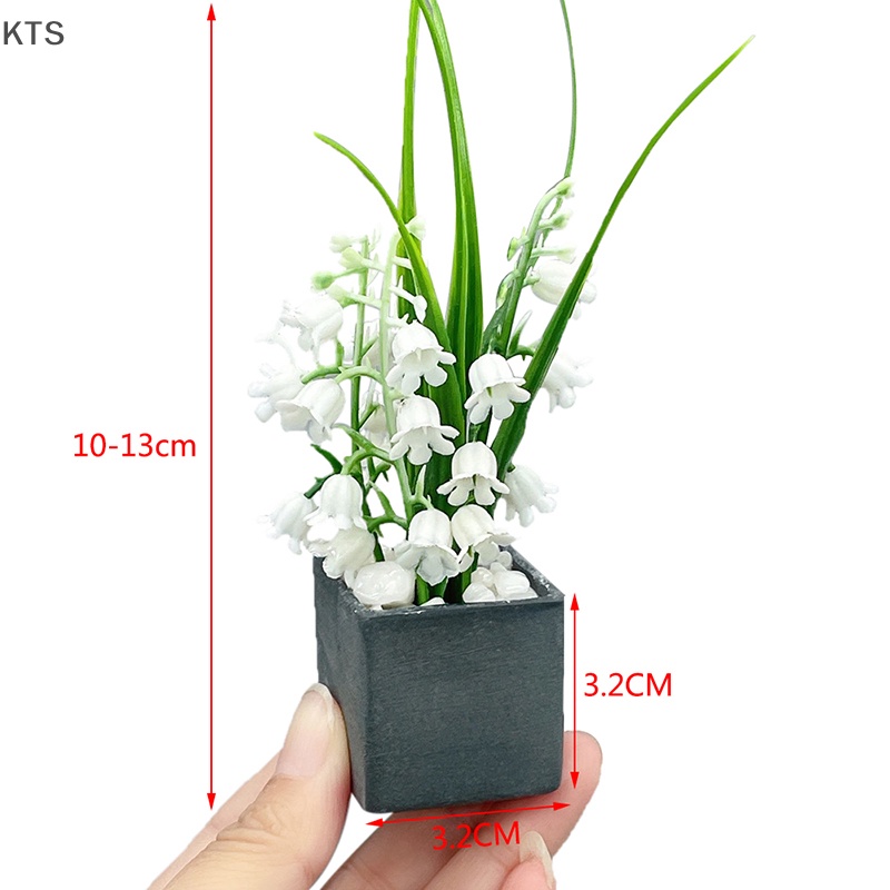 Mô Hình Chuông Hoa Phong Lan Giả Trang Trí Nhà Búp Bê 1: 12