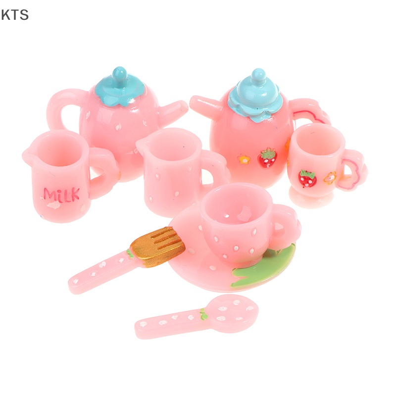 Ấm Trà Mini Tỉ Lệ 1: 12 Xinh Xắn Dùng Để Trang Trí Nhà Búp Bê